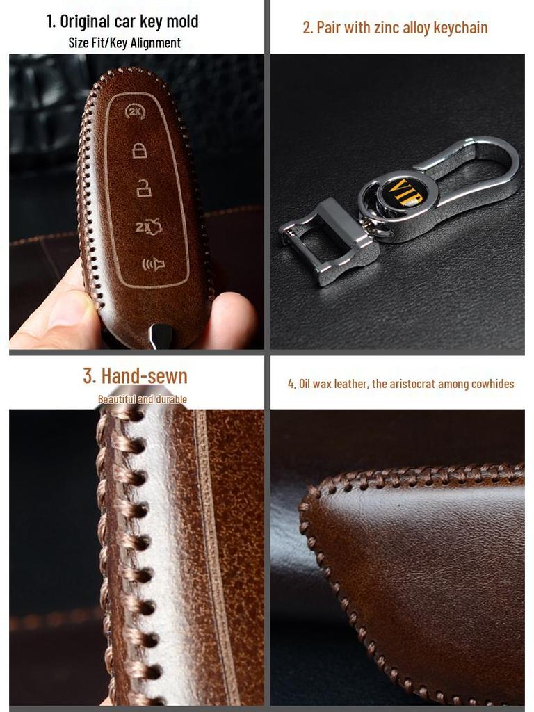 Lincoln Aviator Cowhide Smart Key Cover