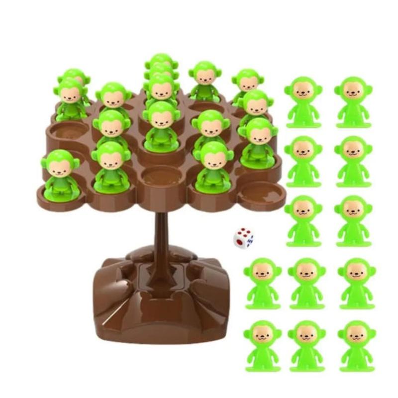 Mini Monkey Balance Tree Family Games Desktop Toys For Kids Birthday Party Favors Baby Shower Gifts Pinata Fillers