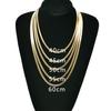 Stainless Steel Necklace For Women Men Accessories Flat Chain Neck Chokers Fashion Jewelry Snake Collier Acier Inoxydable Femme