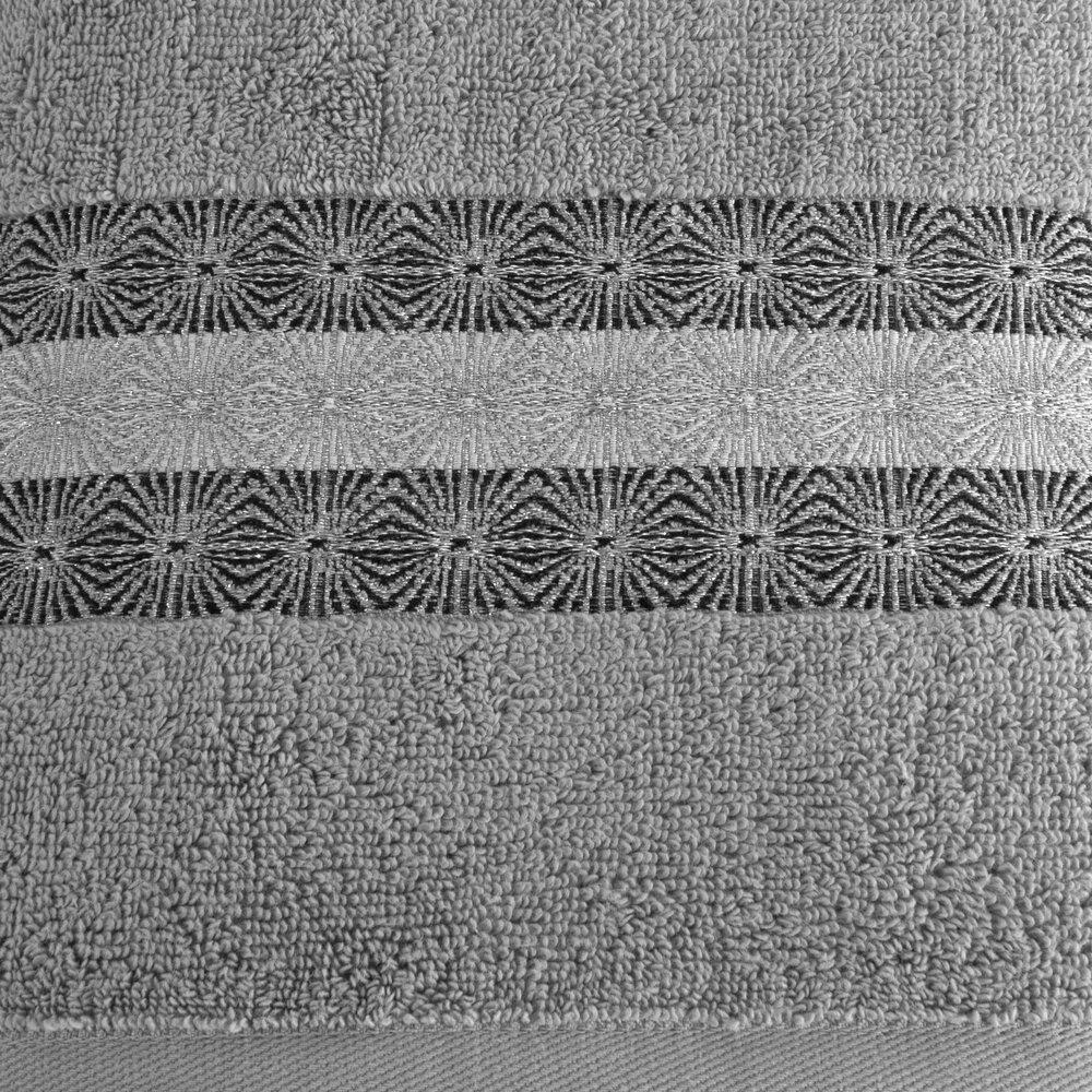 Ręcznik Kąpielowy Malika 50X90 Cm Jasnoszary