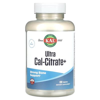 KAL, Ultra Cal-Citrate+, 120 Tabletten