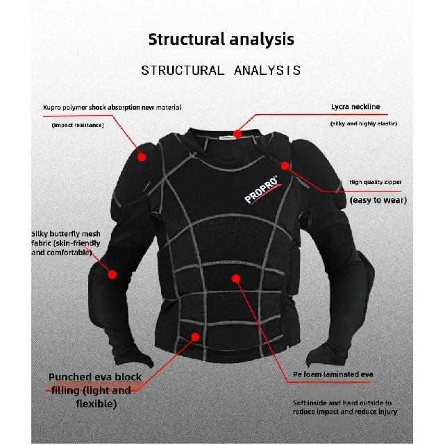 Ski Protective Protective Gears Chest Sports Ski Clothing Clothes riding armor fall proof clothing for adults and children Ski