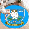 Sheffield Wednesday Football Club Round Area Rug,Carpet Rug for Living Room Bedroom Sofa Playroom Decor,Non-slip Floor Mat