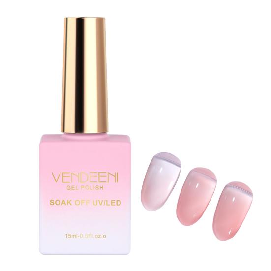 

Yousheng 15 мл лак для ногтей безопасный полуперманентный легкий желеобразный прозрачный УФ-лак для ногтей маникюрный салон 26