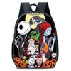 Christmas Eve Horror Thenightmarebeforechristmas Primary And Secondary School School Bags Men'S And Women'S Backpacks