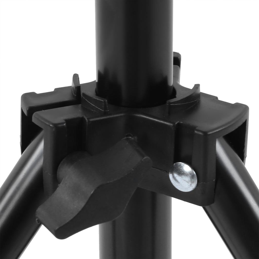 215cm Tripod Light Stand with Metal Column, ABS Nut, Stable Structure, Bend-Resistant Exterior.Black paint is