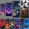 Chapéu de Mago de Halloween Capa de Telefone Divertida de Terror para Samsung A54 A14 A24 A34 A17 A37 A57 A55 A35 A25 A15 A13 A23 A33 A53 A07 A05S A04S