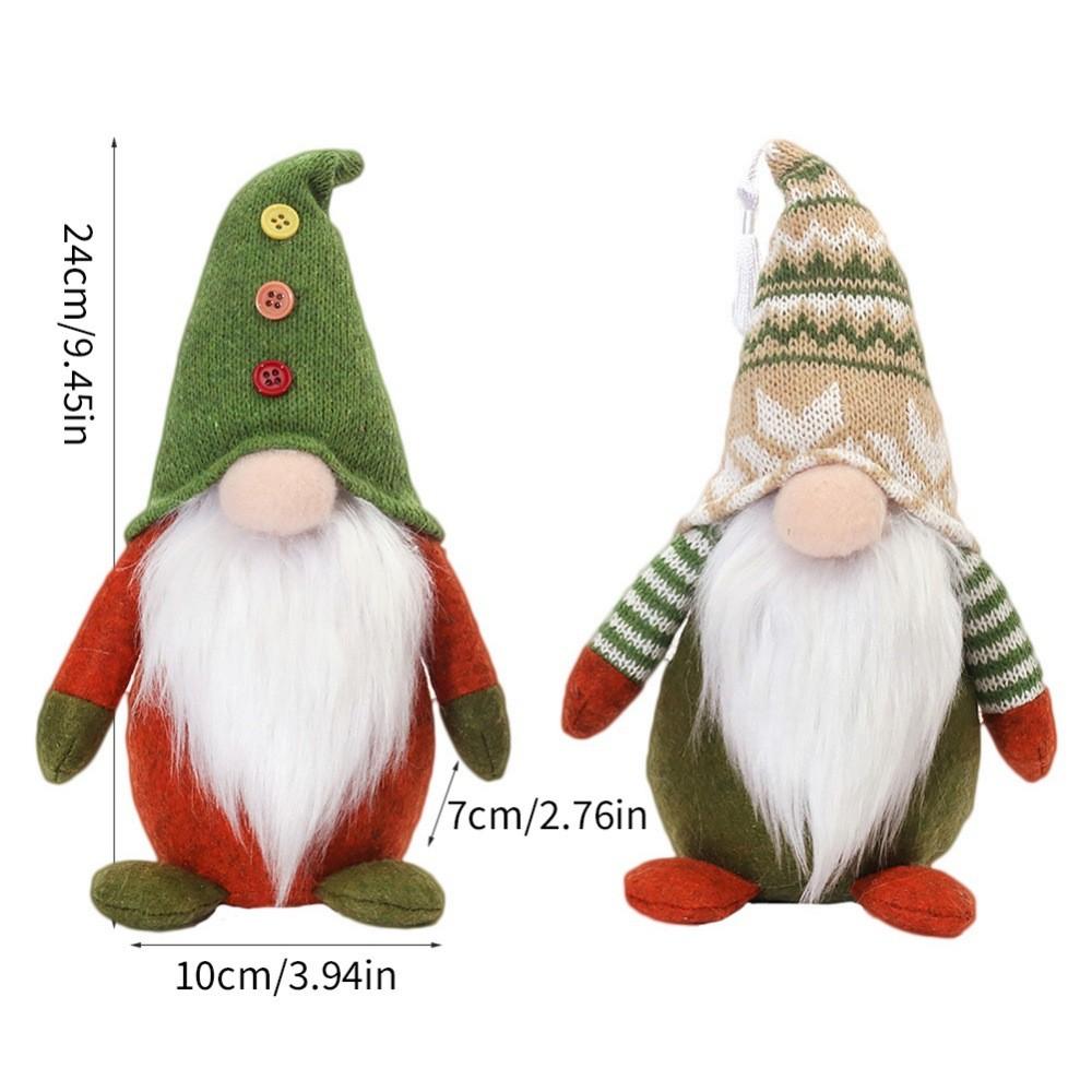 Rudolph Faceless Person Decoration Pendant Christmas Decoration Plush Doll Window Display New Year Gift