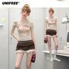 Women's Short Sleeve Graphic Slim Fit T-shirt