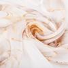[BYSIFA] Female Spring White Chiffon Silk Scarves New Floral Design Long 100% Silk Scarf Shawl Autumn Winter Women Neck Scarf