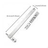 Hinge Damper, Robust Sturdyduty Glass Door Hardware, Adjustable Glazing Accessory Silver