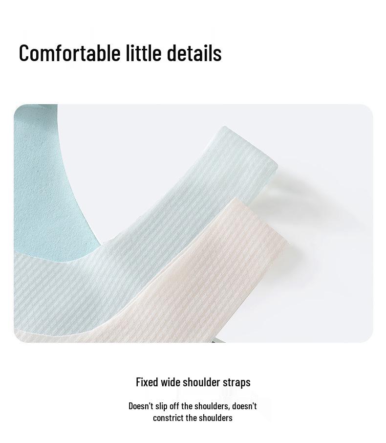 Seamless Breathable Bra for Teen Girls - Antibacterial, Stage Two Development
