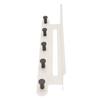 Wall Mount Clothing Rack with Board Hanging Storage Shelf Coat   for Home Entryway Bedroom Bathroom