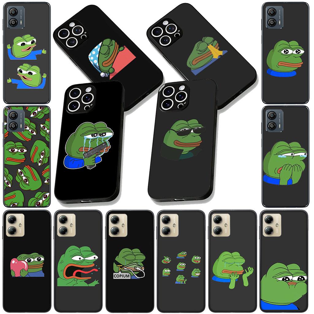 Sad Frog Pepe Funny Cute Phone Cover for Samsung Galaxy A05 A06 A14 A50 A51 A52 A12 A13 A23 A70 A07 A25 A26 M53 A56 Soft Case