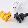 12cm 3D Geprint Dierlijk Model, Beweegbare Kat Scharnier Drukbestendig Speelgoed Cadeau Huisdecoratie, Bureau Ornament