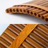 Pan Pipes Flute Key 1 Set Woodwind Curved Peruvian Tube Romanian Panpipe Bamboo Flute Set Flute for Beginner