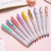 4pcs Vintage Color Gradient Pens Set, Quick Dry Gel Ink Pen and Fluorescent Highlighter Marker Drawing Paint Office School A6458