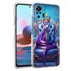 Transparent Phone Case for Redmi 13C 12C 10C Note 13 12 11 11T K40 Gaming Plus Pro 4G 5G Soft TPU Cover Shell New Year Snake Bag