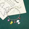 Snoopy Hand Chain Cartoon Jewelry With Zinc Alloy Pendant For Gift Sale Events