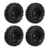 4PCS RC Wheel Tires Rubber Tyre Replacement for Climbing Vehicle Off Road Car 96MM Diameter