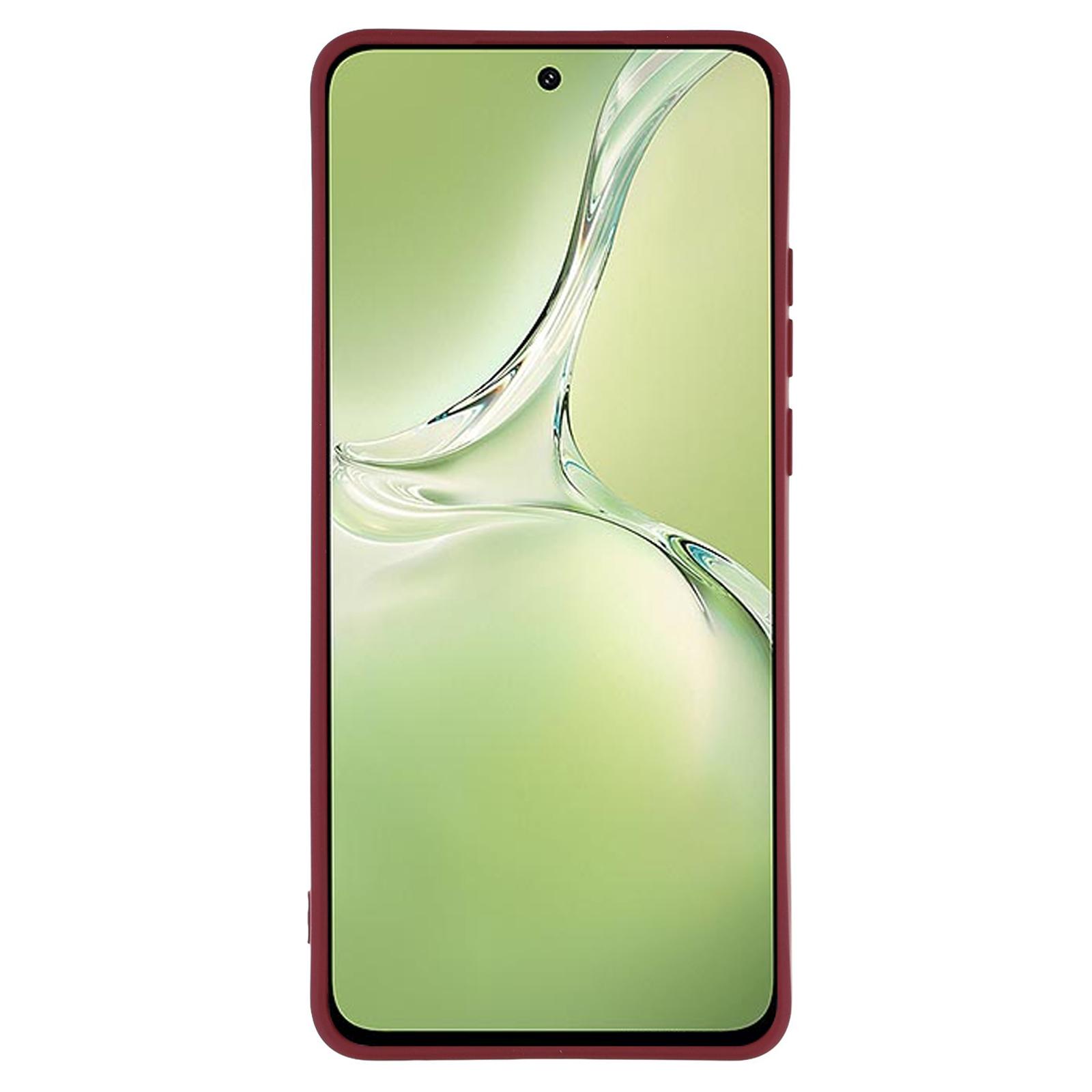 

For OnePlus Nord CE4 Lite 5G/Oppo K12x 5G (China) Case TPU Back Soft Anti-Scratch Fiber Lining Phone Cover Baby Blue