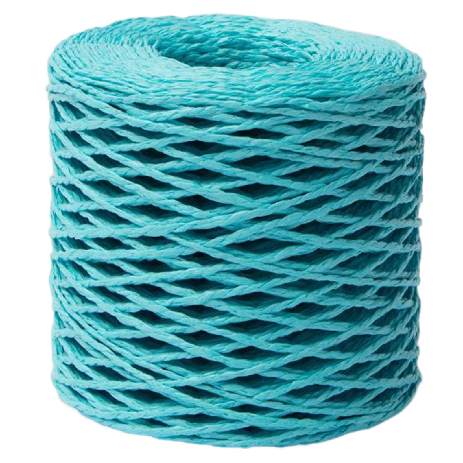 

Многоцелевая плетеная нить из рафии своими руками для плетения веревки для вязания крючком небо