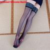Retro Sexy Lace Stockings Cuban Heel Back Seam Black Silk Stockings Sexy Lingerie Ultra-Thin Transparent Long Socks For Women