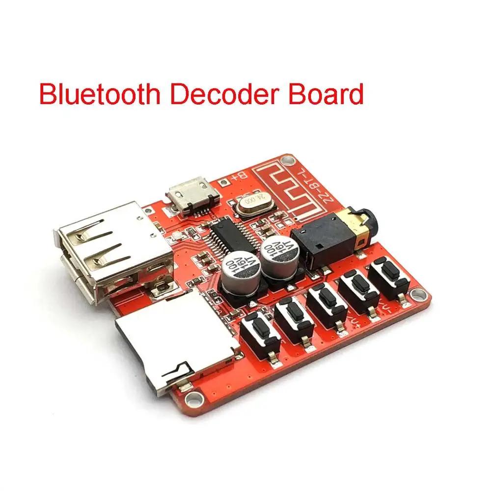 

Bluetooth MP3 Decoding Module Audio Receiver Board Lossless Car Speaker Amplifier Modification Bluetooth 4.1 Circuit DIY червоний