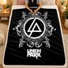 Flannel BlanketLinkin Park Warm Soft Throw Blanket for Indoor Sofa Bed Living Room Use