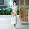 Sleeveless National Style New Chinese Long Improved Cheongsam New Young Girl Retro Slim Daily Summer