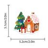 50PCS Christmas Aesthetic Graffiti Stickers Waterproof Cartoon DIY Laptop Stickers PVC Gift Phone Stickers