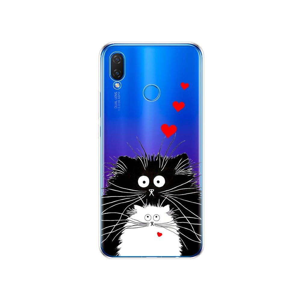 Case For Huawei Nova 3 3i 3e Phone Case Soft Silicon TPU Cover For Nova3 Nova3i INE-LX2 INE-LX9 Cover Full 360 Protective Shell
