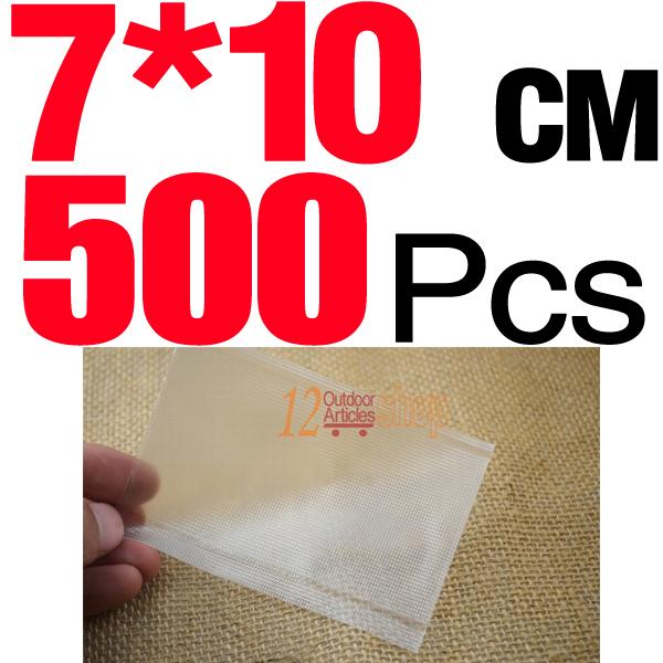 MNFT 500Pcs Fast Dissolving Non Residue PVA Bags Sizes 6x12cm/8x12cm Carp Fishing Practical Fishing Tackle