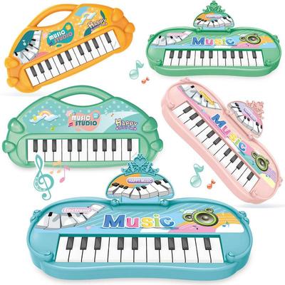 Brinquedos infantis 13 teclas teclado de piano portátil música instrumento musical eletrônico brinquedos multifuncionais aprendizagem presente para crianças