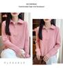 2026 Autumn/Winter Women's Pure Wool Cable Knit Half-Zip Lapel Sweater