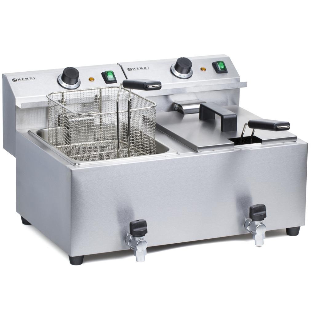 Fryer With Tap Masterpro 7Kw 2 X - Hendi 209301