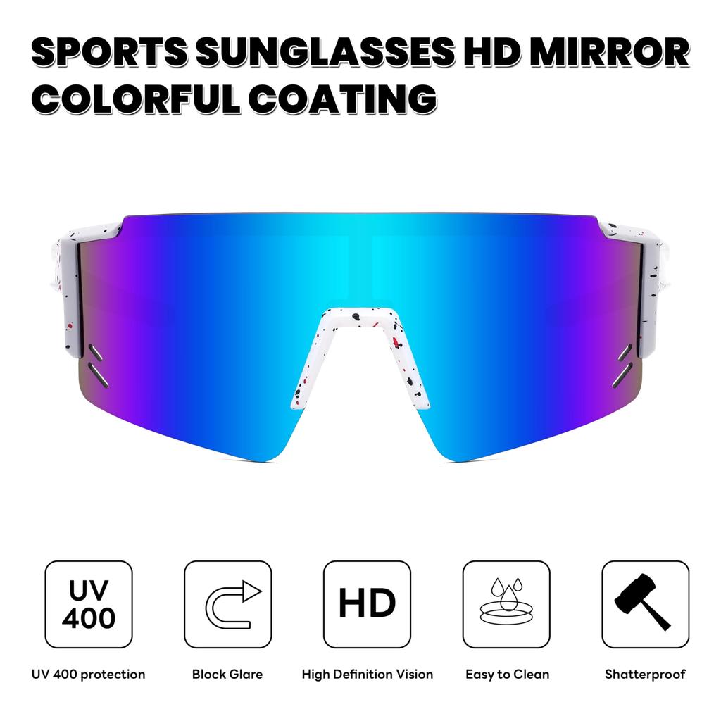Kids Sports Sunglasses for Children UV400 Ultra Lightweight Sunglasses for Golf Jogging Baseball Bus Fishing Mountaineering Bicycle Cycling UV