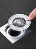 Stainless Steel Floor Drain Filter Net for Sewer and Bathroom To Prevent Hair Clogging, Kitchen Sink Residue Separator, Round Filter Net