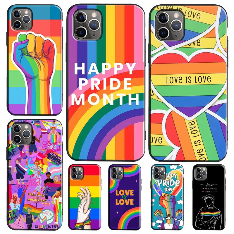 LGBTQ Lesbian Gay Pride Rainbow Funda For Samsung Galaxy S26 S25 S24 S21 S22 S20 Ultra S9 S10 Plus S23 FE S25 FE Phone Case