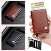 Car M Logo Active Leather Wallet Credit Card Storage Pocket Wallet Pop-up Holder for X7 X3 X4 X5 X6 3 4 5 6 7 Series Z4 M M3 M5 M6 E38 E39 E46