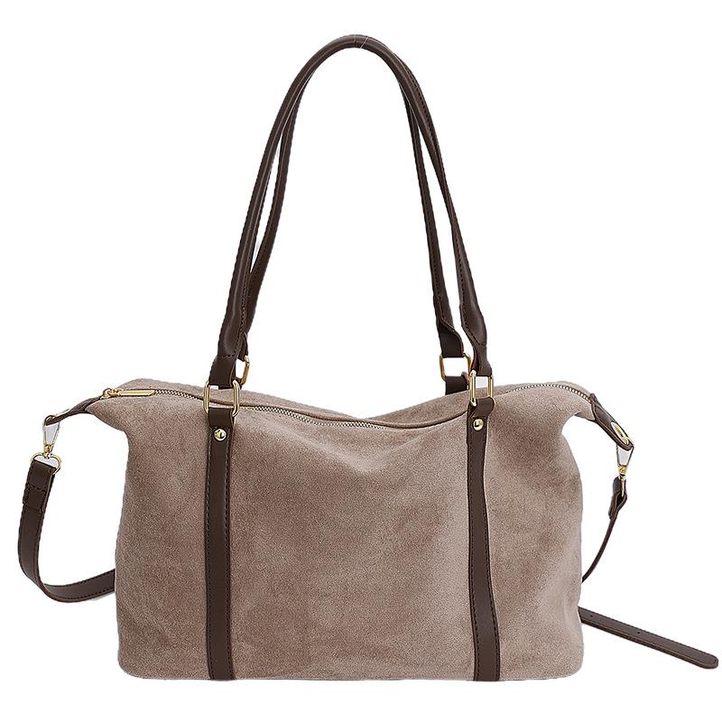 Fashi Women Handbag Faux Suede Female Tote Handbags Large Capacity Crossbody Bags for Women