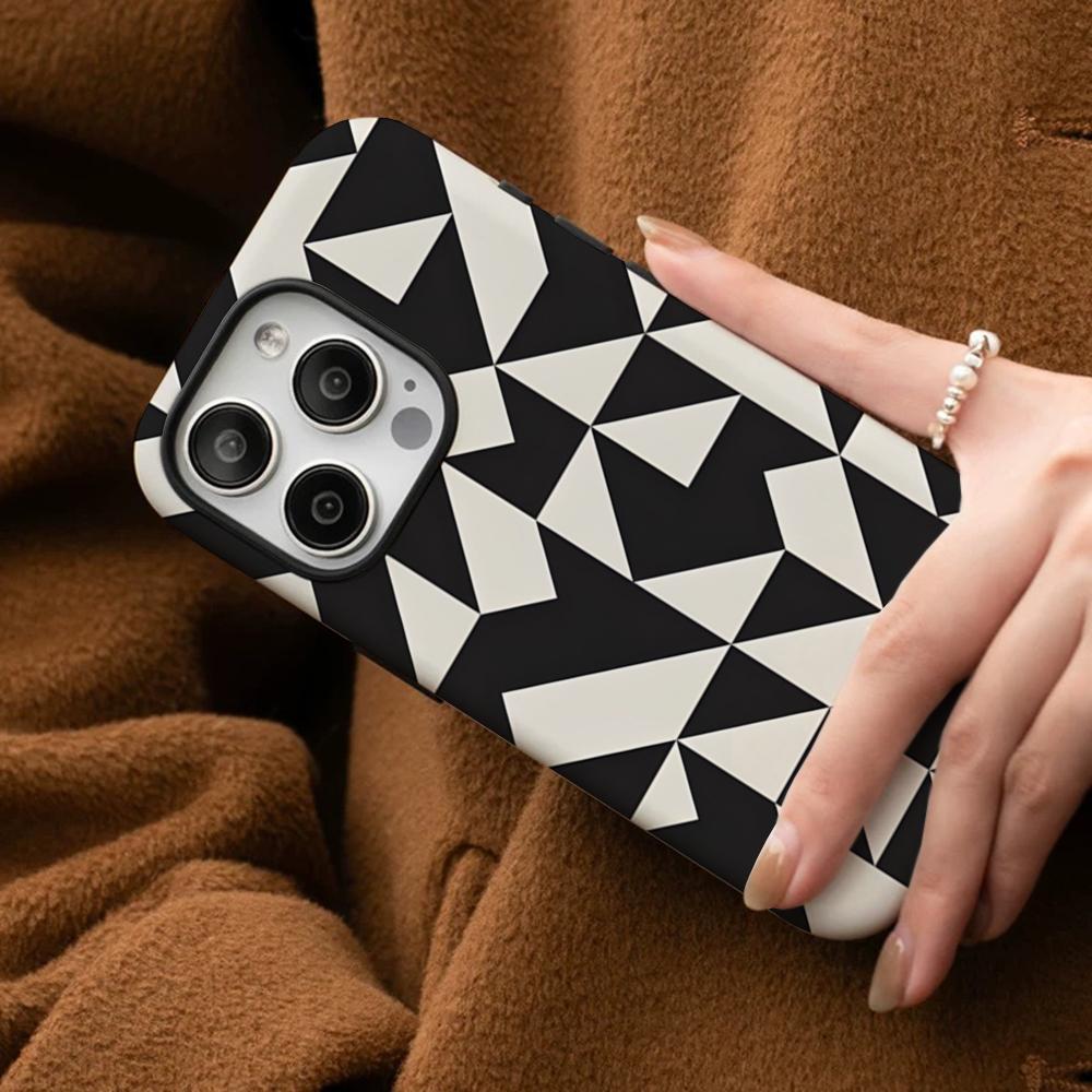 Bauhaus Exhibition Art Phone Case For IPhone 16 15 14 13 12 11 Pro Max Plus Samsung S24 S23 Ultra Glossy HD Hard PC Cover