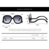 New Oversized Big Frame Sunglasses Women Fashion Vintage Popular Sun Glasses Punk Luxury Brand Designer Sexy Ladies Shades UV400