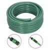 Vidaxl Garden Hose with Connector Set, Green, 0.6", 20 M, Pvc