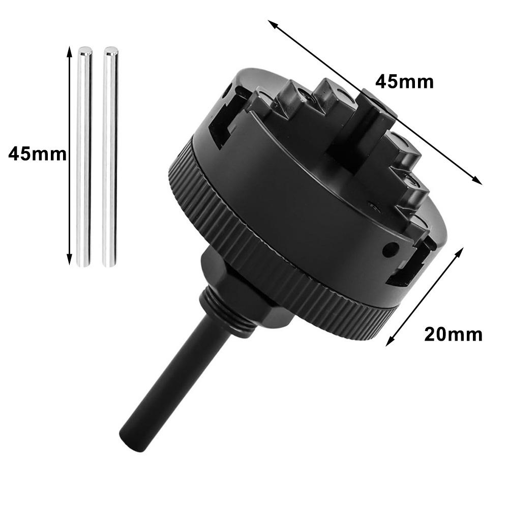 Z011 Lathe Chuck Set, 1.96-inch Zinc Alloy Three-Jaw Lathe Chuck, Suitable For Woodworking Lathe Chuck Tool Connection