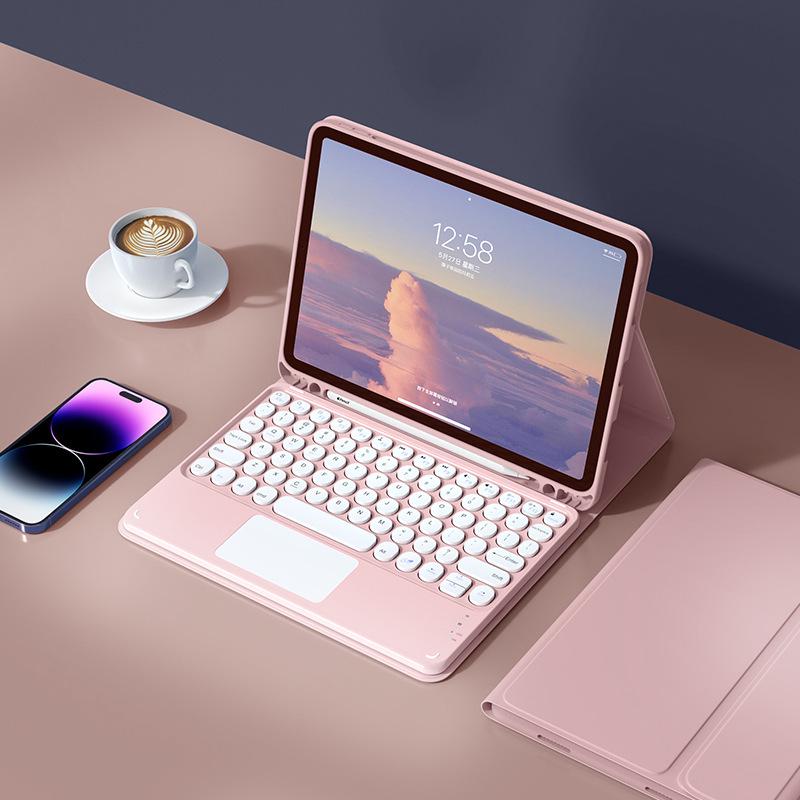 Xiaomi Tablet Hülle mit Bluetooth-Tastatur & Stifthalter - Kompatibel mit 5/6/7 Pro