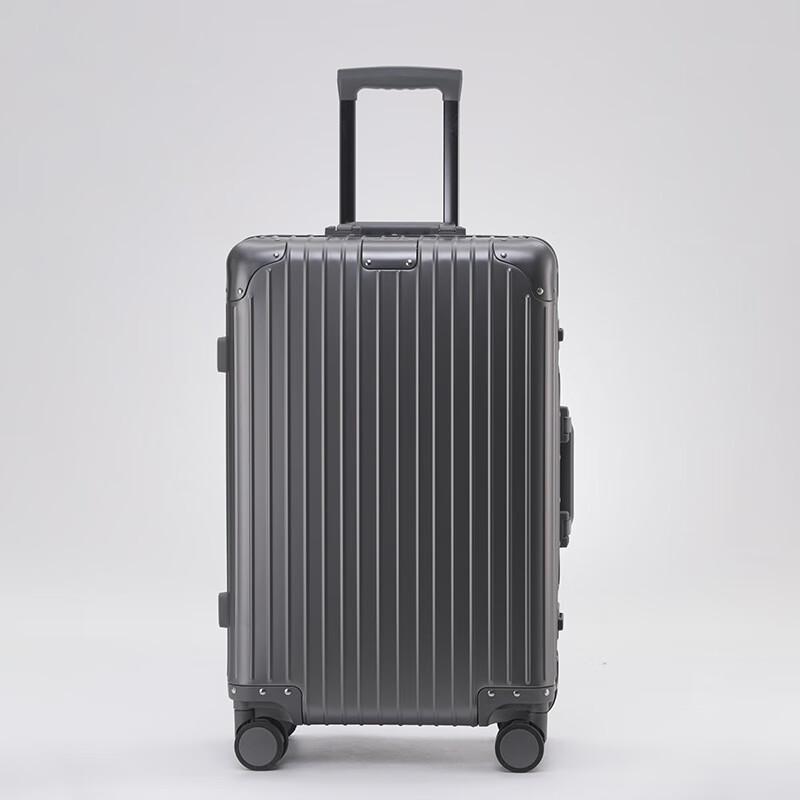 Xiaoyan Aluminum-Magnesium Alloy Hardside Spinner Luggage 24 Inch