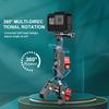 PULUZ Motorrad Lenker Krabbenklemme CNC Metall Magic Arm Stange Halterung