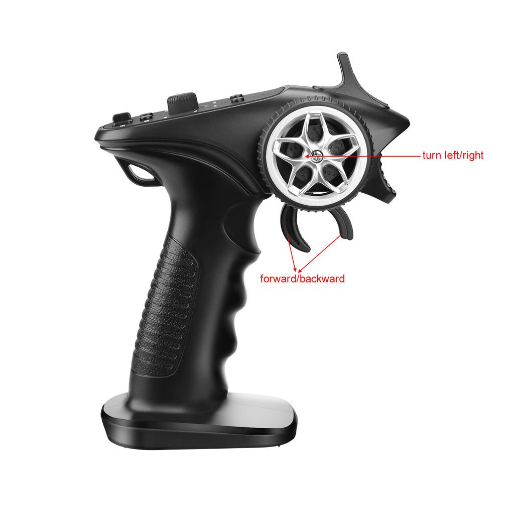 GA-4H-TX 4CH 2.4GHz Digital Radio Transmitter with Receiver for 1/8 1/10 1/16 1/32 RC Car Boat