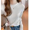 Womens Soft Ribbed Brushed Thermal Long Sleeve T-Shirt Round Neck Slim Fit Base Layer Top Winter